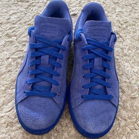 Puma Classic Suede "Dazzling Blue" Women's Sneaker size 6 - Picture 4 of 8